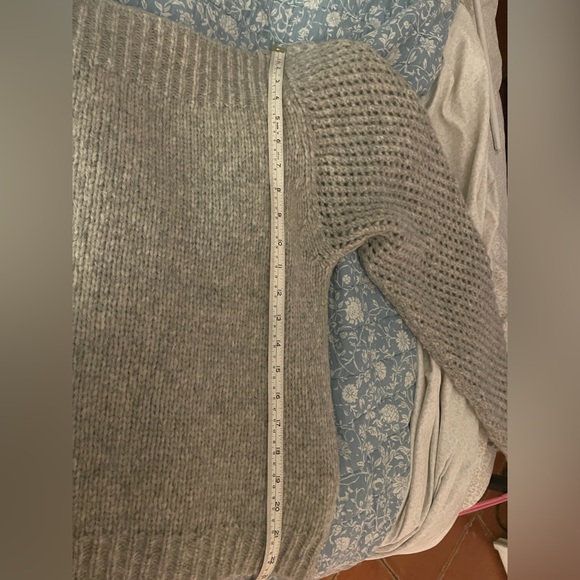 LoveShackFancy Rosie Pullover Sweater in Grey L - Picture 9 of 9